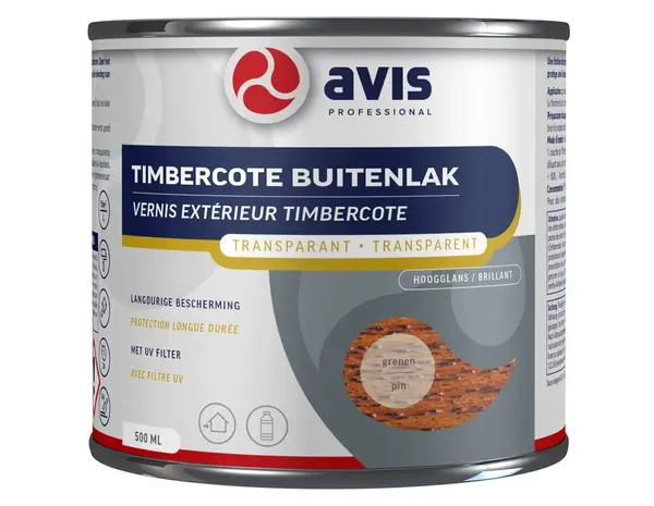 Avis Timbercote Buitenlak Hoogglans Grenen