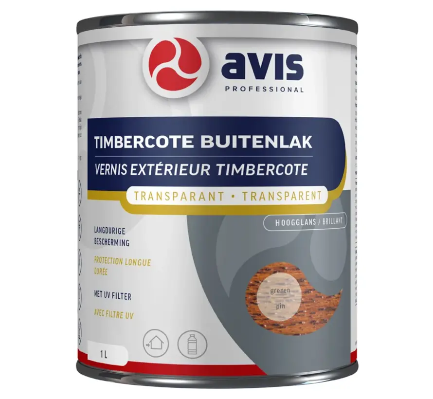 Avis Timbercote Buitenlak Hoogglans Grenen - 500 ML