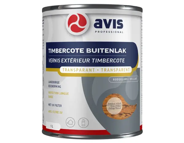 Avis Timbercote Buitenlak Hoogglans Donker Eiken Avis Timbercote Buitenlak Hoogglans Donker Eiken