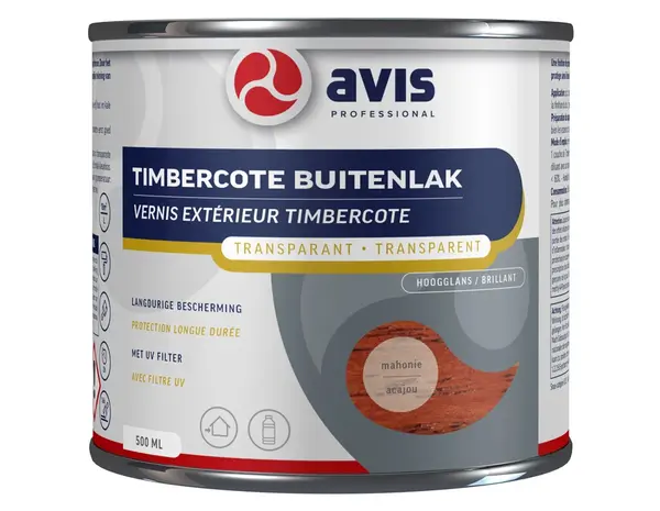 Avis Timbercote Buitenlak Hoogglans Mahonie Avis Timbercote Buitenlak Hoogglans Mahonie