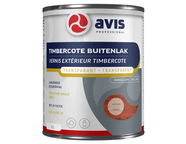 Avis Timbercote Buitenlak Hoogglans Mahonie Avis Timbercote Buitenlak Hoogglans Mahonie