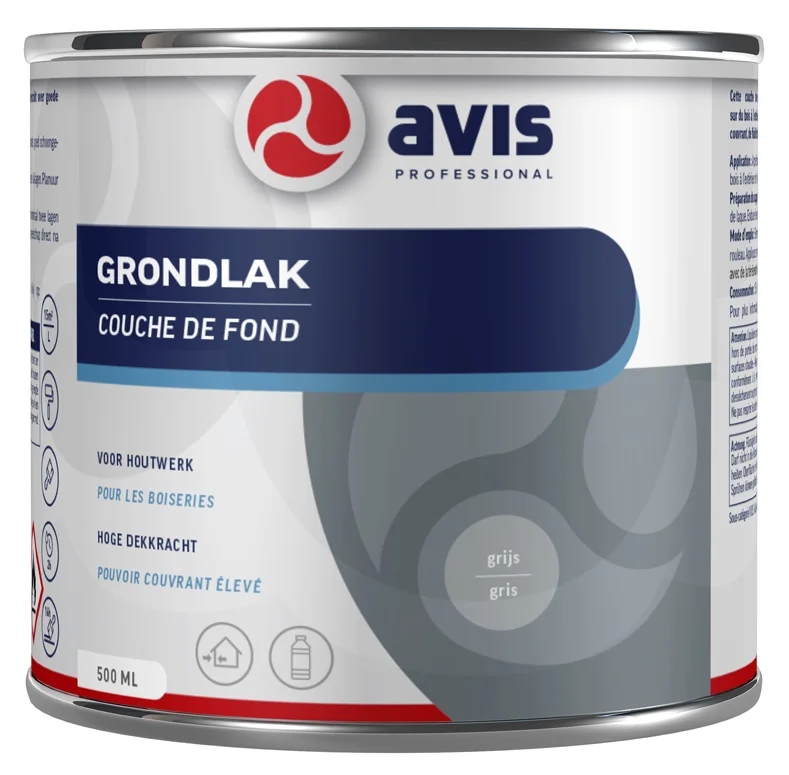 Grondlak Grijs (RAL7040) | 500 ML