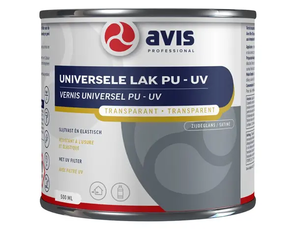 Avis Universele Lak PU-UV Zijdeglans Avis Universele Lak PU-UV Zijdeglans