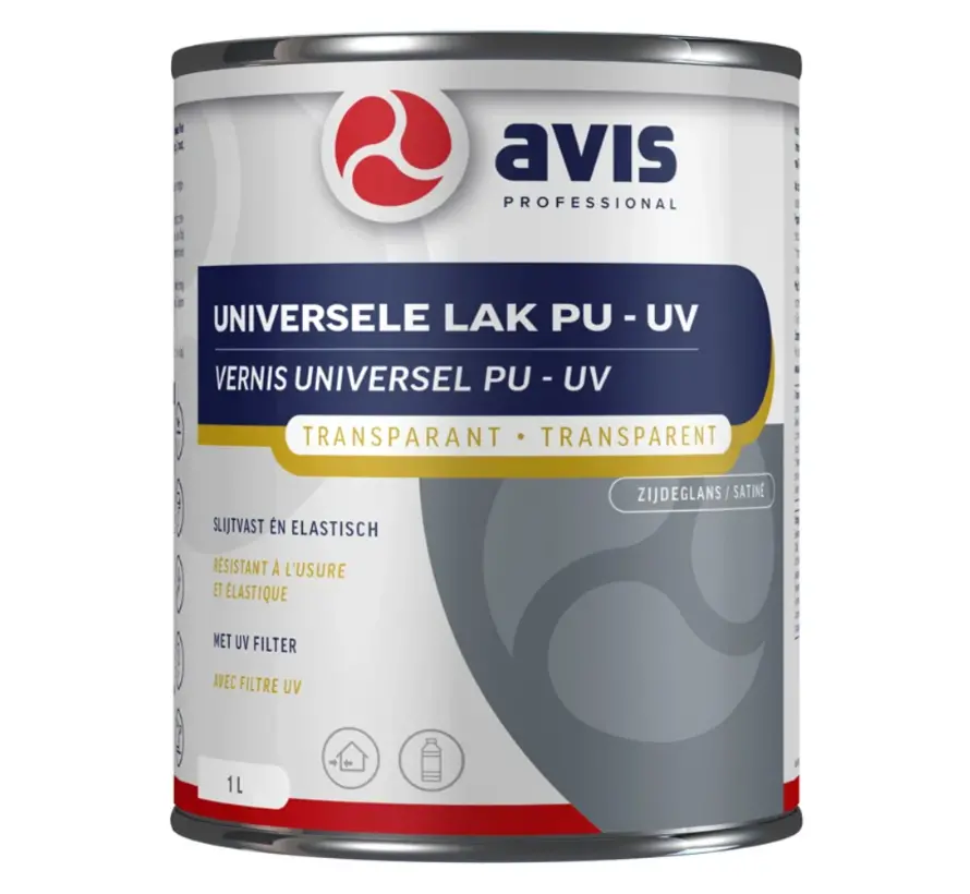 Avis Universele Lak PU-UV Zijdeglans - 500 ML