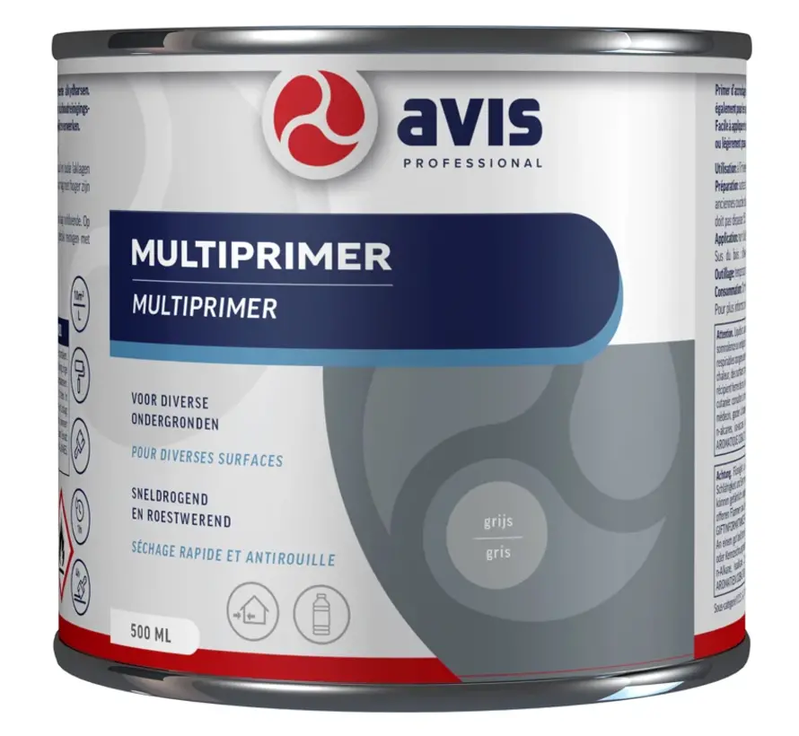 Avis Multiprimer Grijs - 250 ML