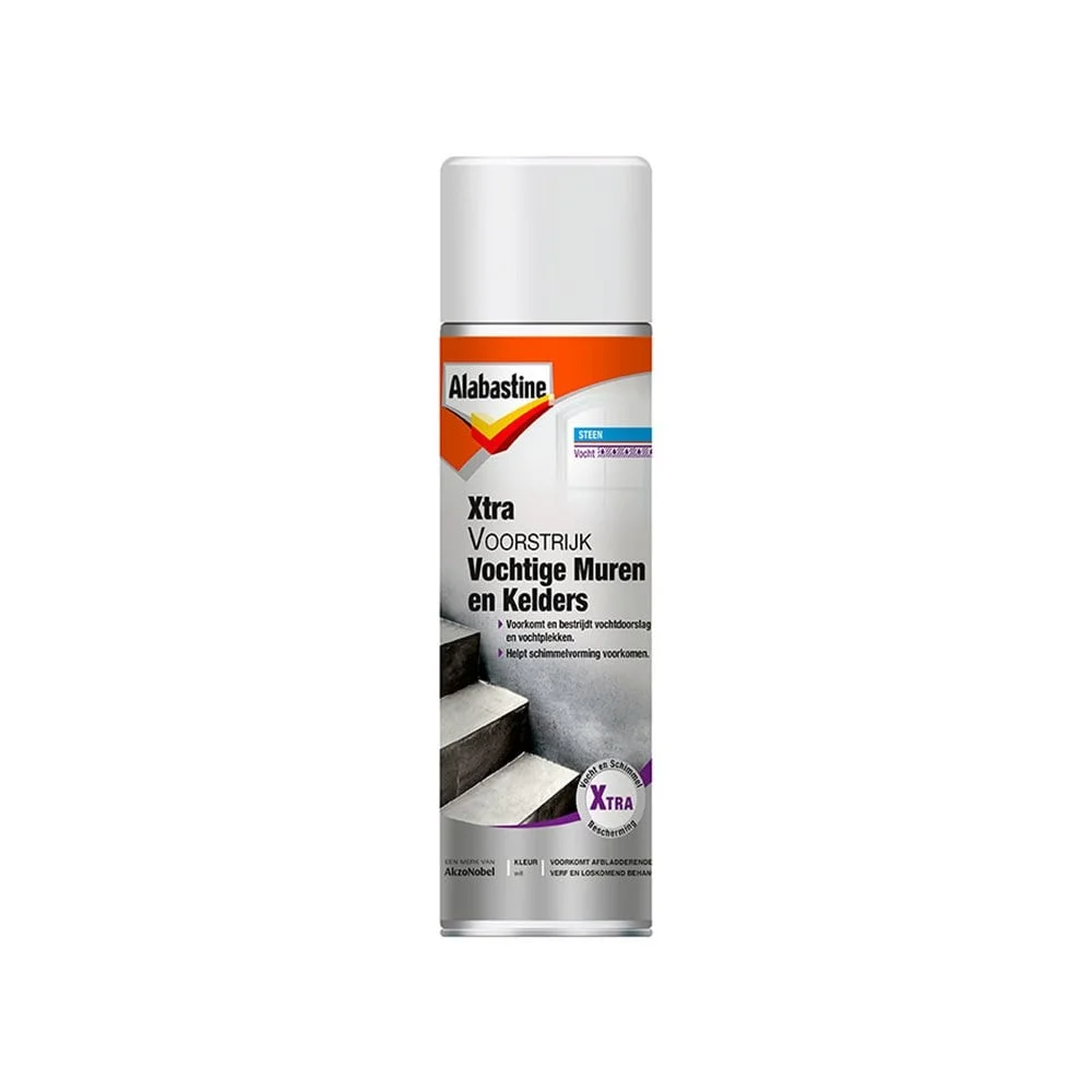 Alabastine xtra voorstrijk vochtige muren en kelders 500 ml