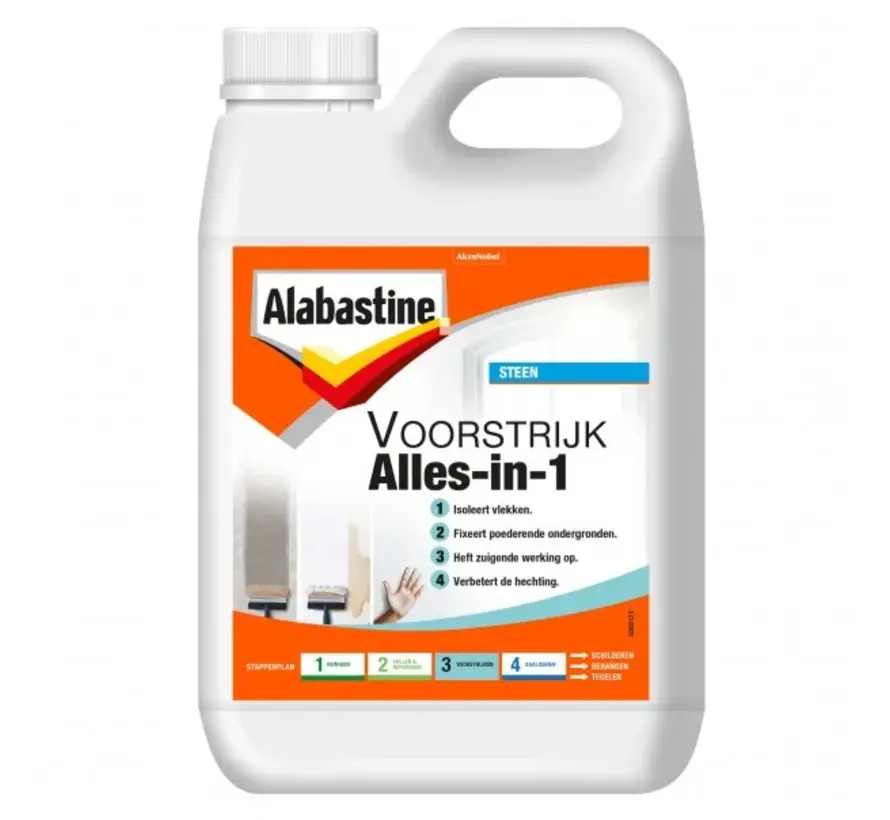 Alabastine Voorstrijk Alles In 1 - 2,5 LTR 