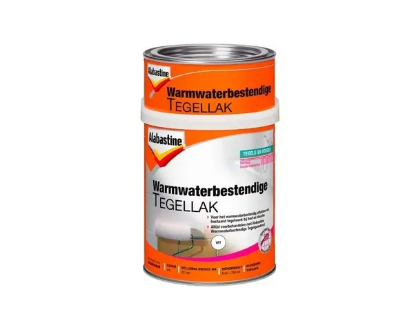 Alabastine Warmwaterbestendige Tegellak Alabastine Warmwaterbestendige Tegellak