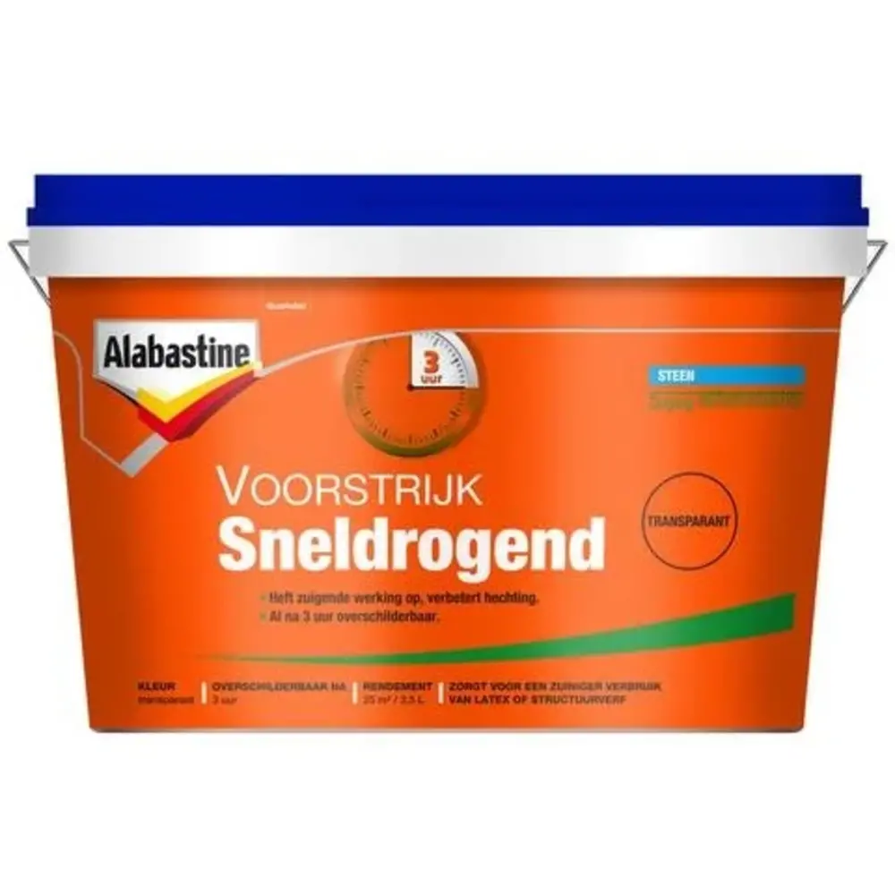 Alabastine Sneldrogende Voorstrijk Transparant Alabastine Sneldrogende Voorstrijk Transparant