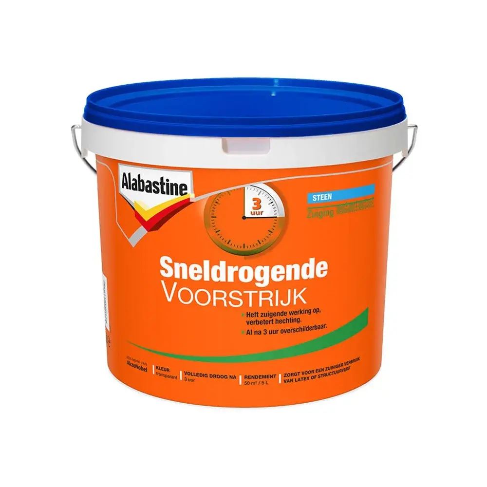 Alabastine Sneldrogende Voorstrijk Transparant Alabastine Sneldrogende Voorstrijk Transparant