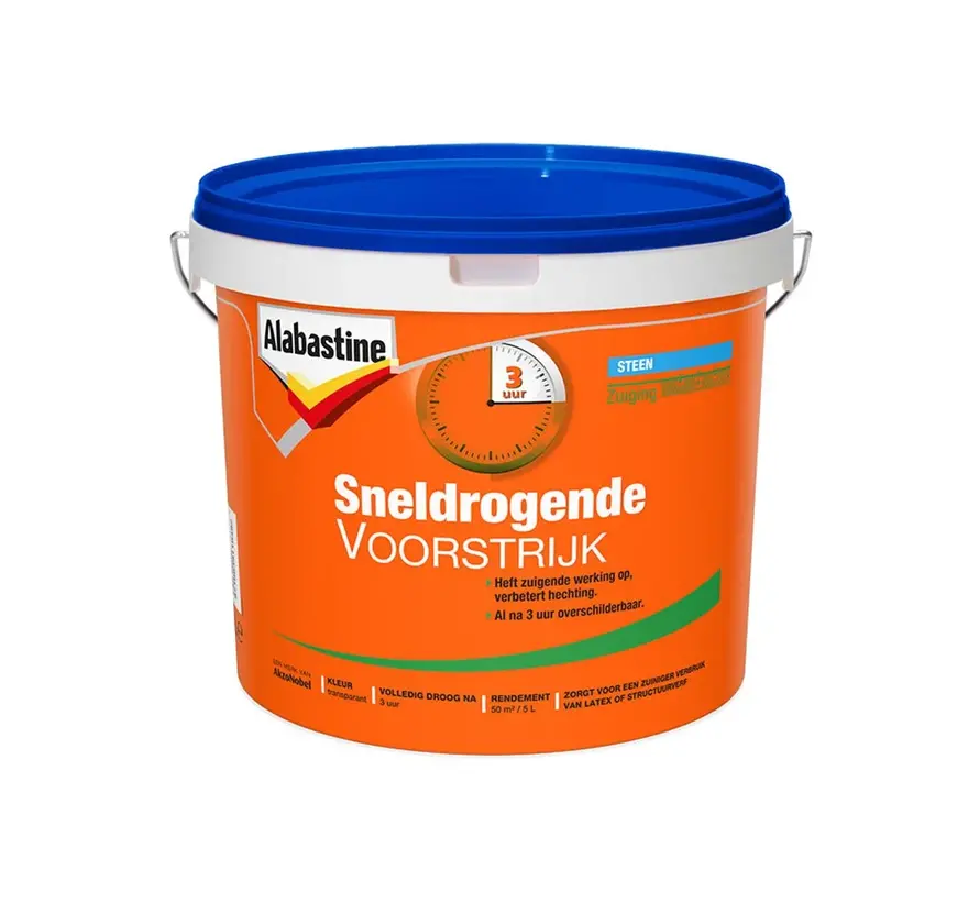 Alabastine Sneldrogende Voorstrijk Transparant - 1 LTR 