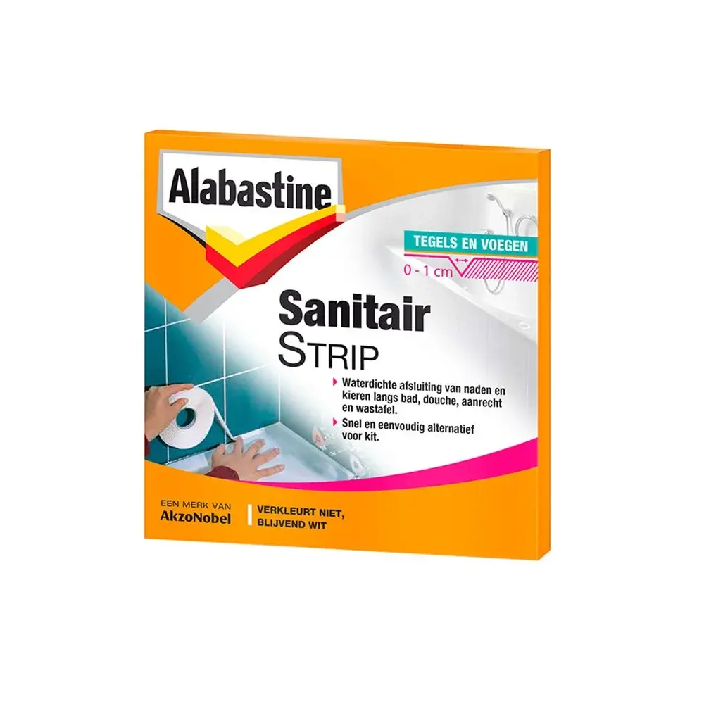 Alabastine Sanitairstrip Wit Alabastine Sanitairstrip Wit