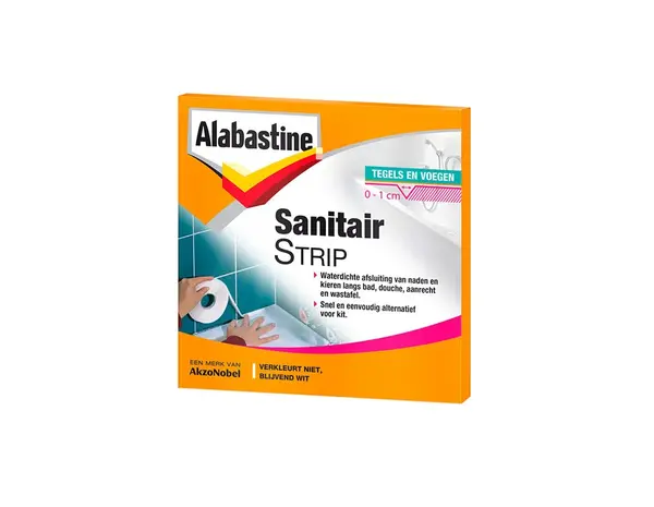 Alabastine Sanitairstrip Wit Alabastine Sanitairstrip Wit