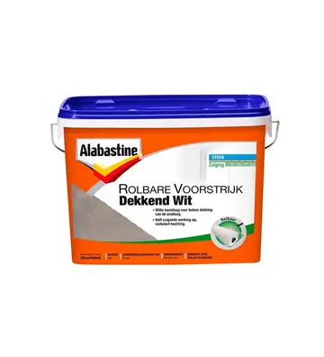 Alabastine Rolbare Voorstrijk Dekkend Wit