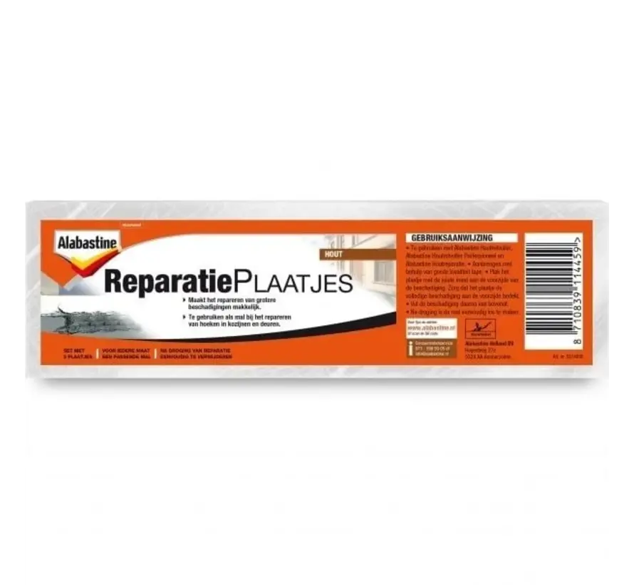 Alabastine Reparatieplaatjes - 1 SET 