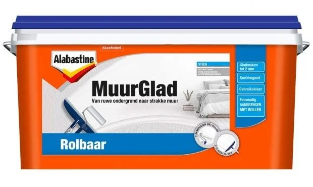 Alabastine Muurglad Str.Muren&Glasvzel10L