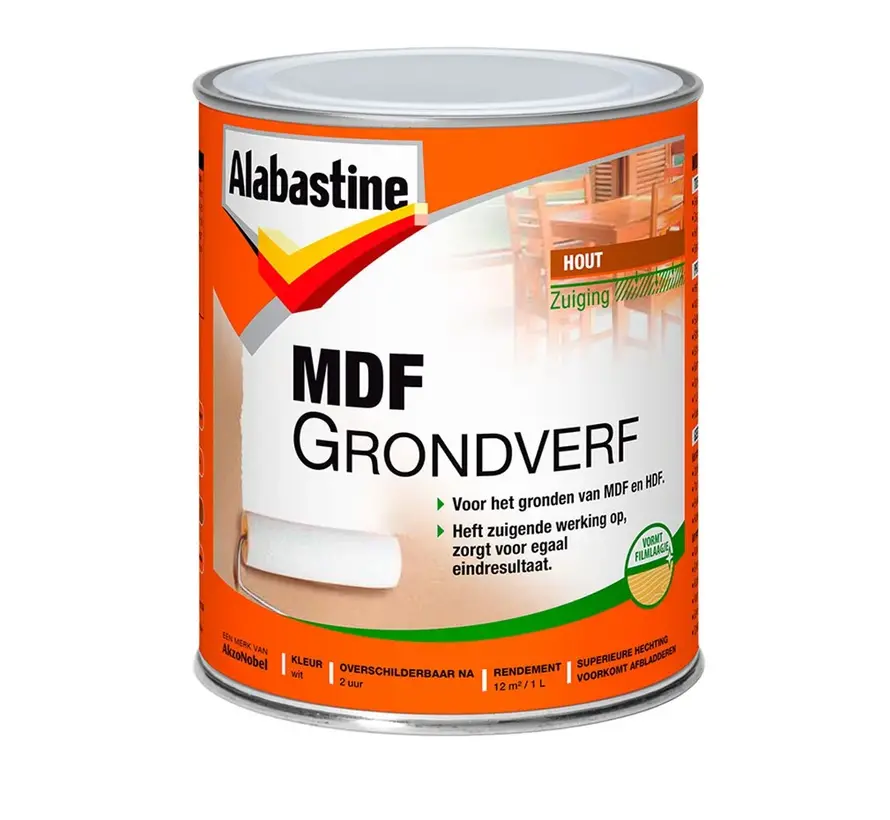 Alabastine MDF 2in1 Grondverf - 500 ML 