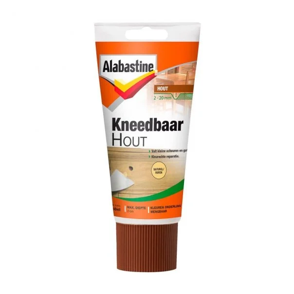 Kneedbaar Hout | 200 GR | Naturel