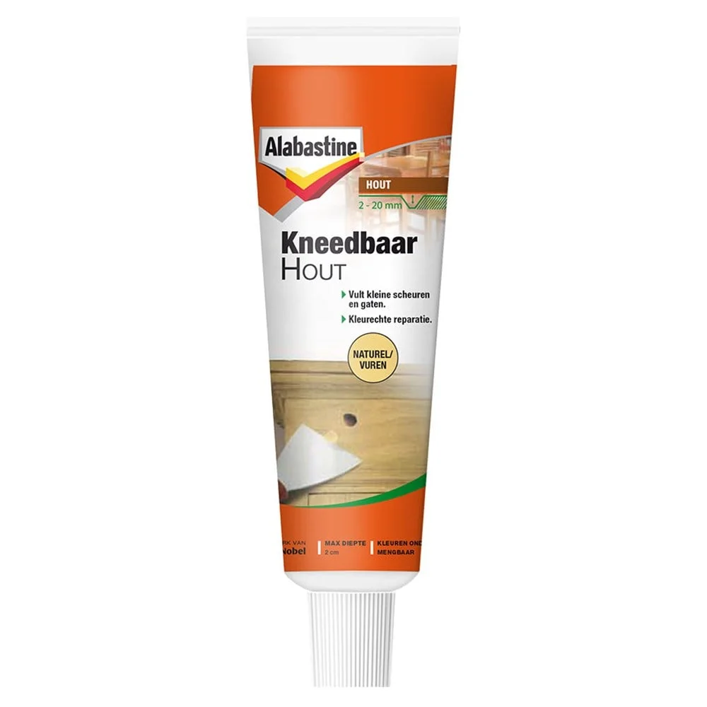 Kneedbaar Hout | 75 GR | Naturel