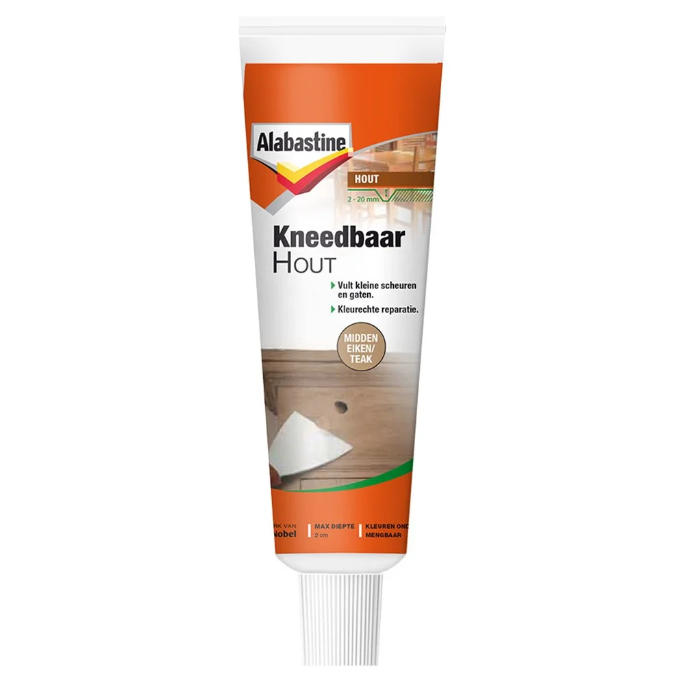Kneedbaar Hout | 75 GR | Midden Eiken|Teak