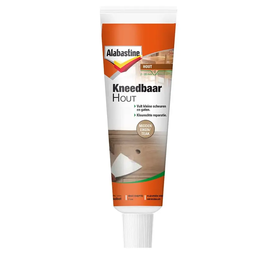 Alabastine Kneedbaar Hout - 75 GR 