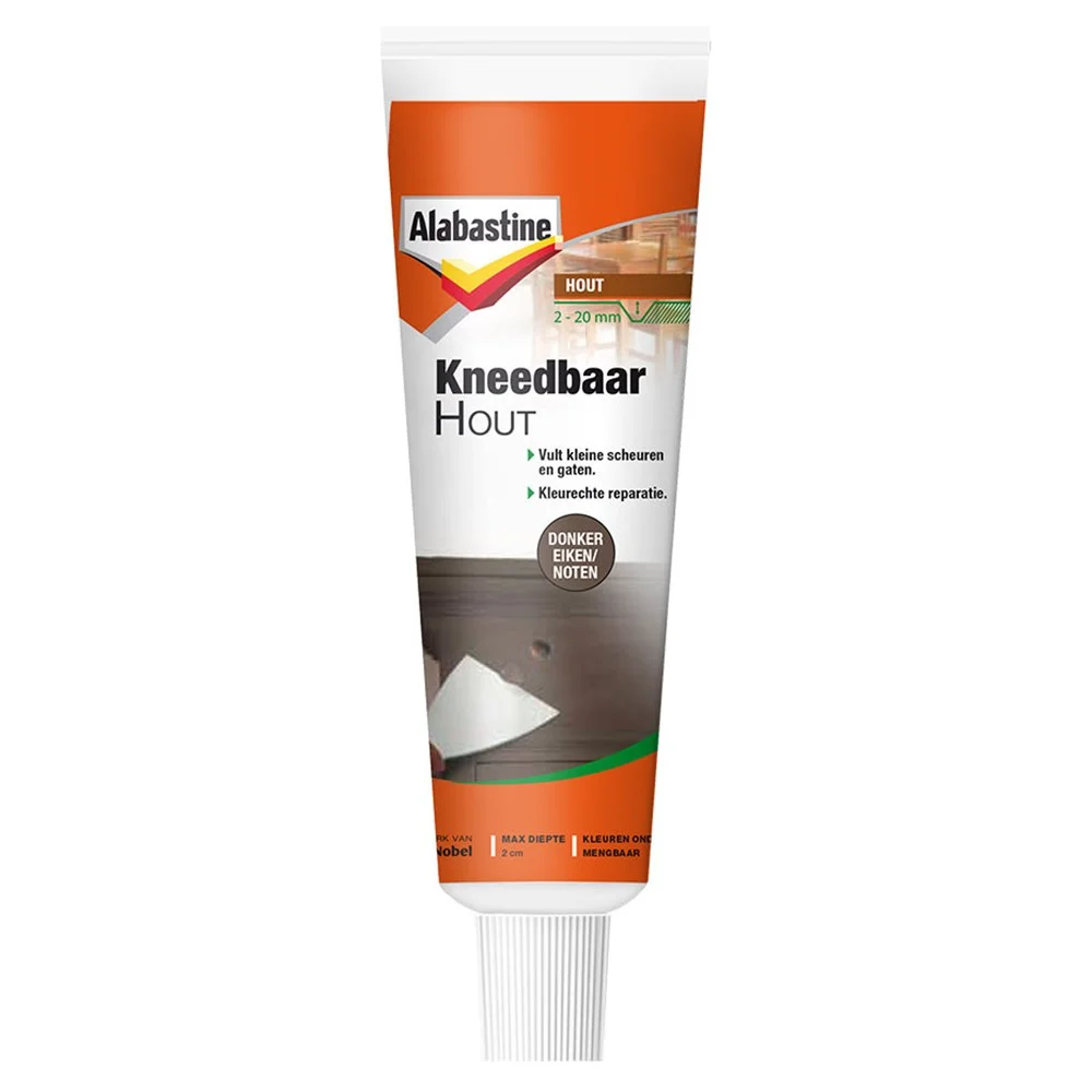Kneedbaar Hout | 75 GR | Donker Eiken|Noten