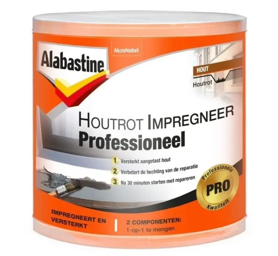 Alabastine Houtrot Impregneer Professioneel - 120 ML