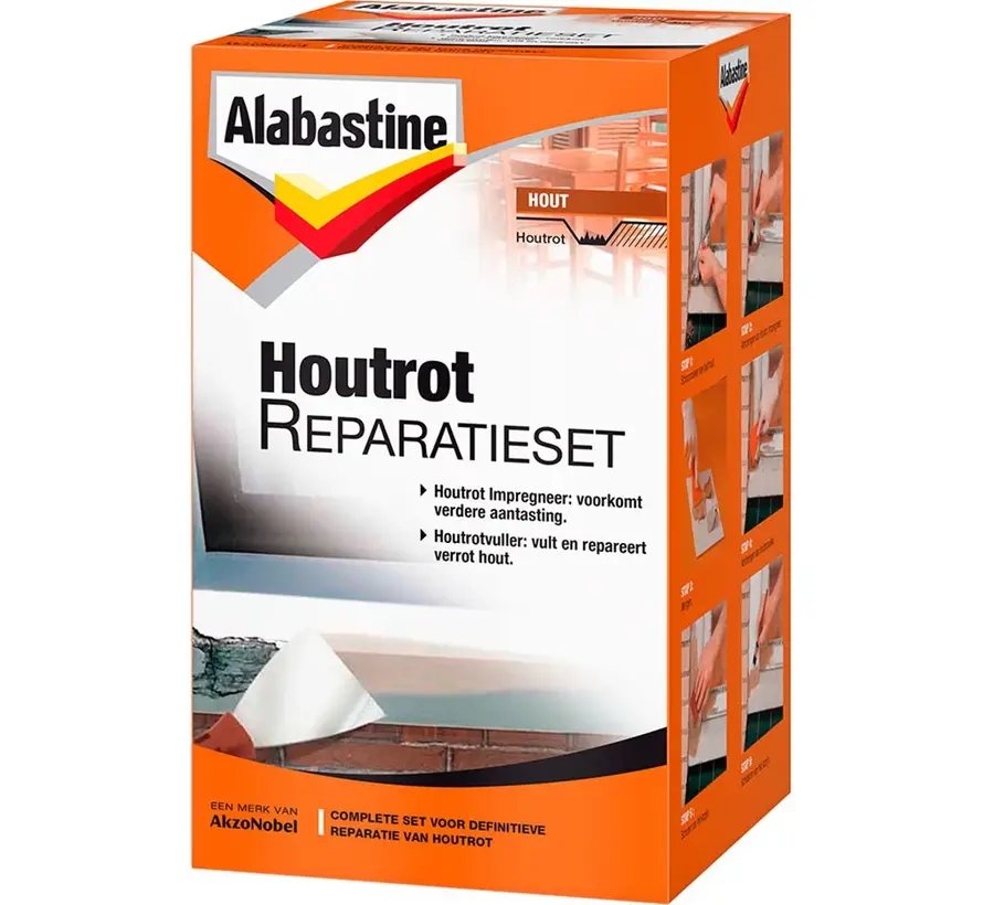 Alabastine Houtrot Reparatieset - 500 GR