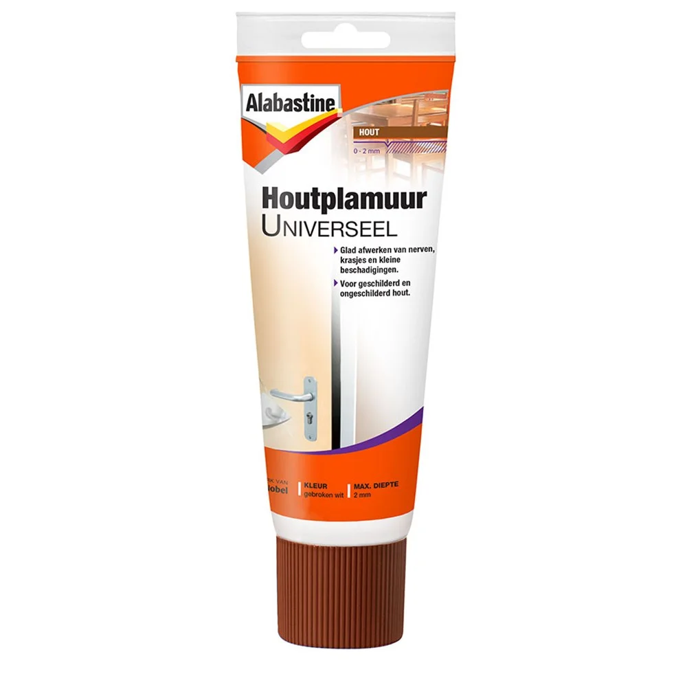 Houtplamuur Universeel | 400 GR | Gebroken wit