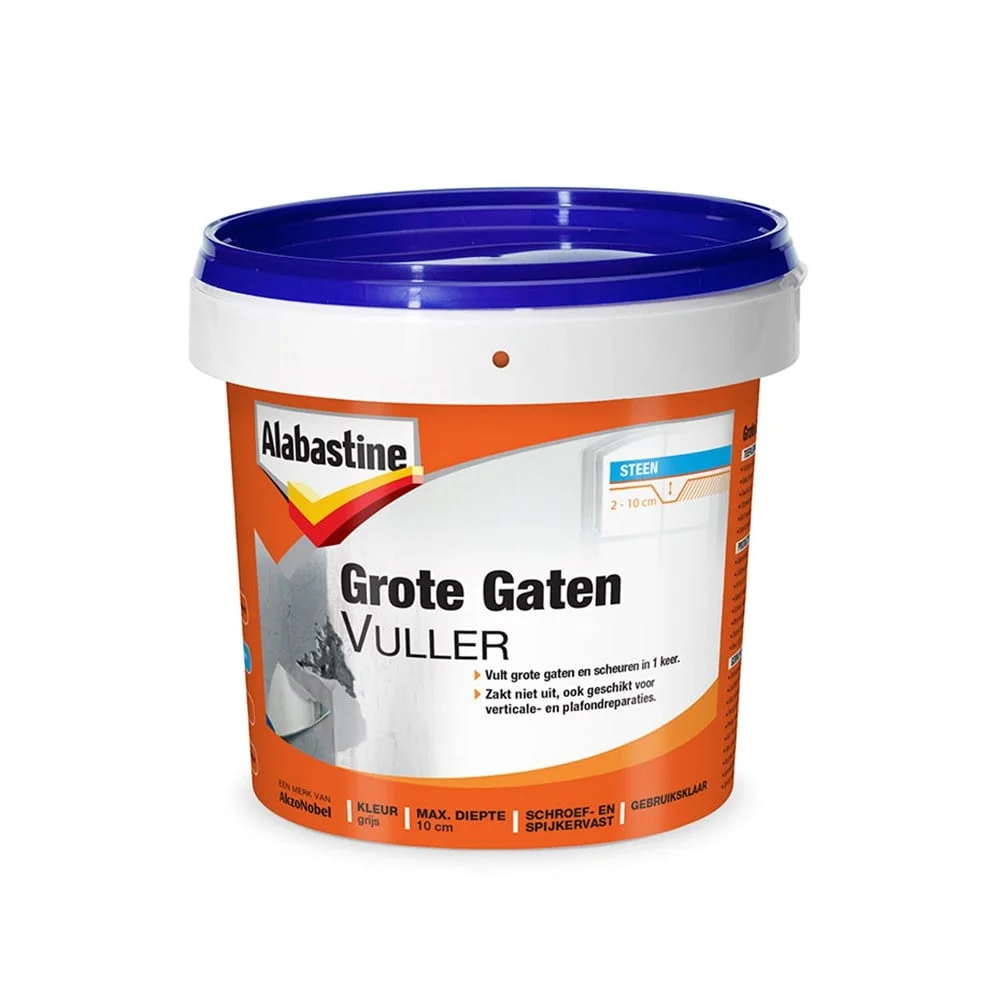Grote Gaten Vuller Kant|en|Klaar | 1 LTR | Grijs