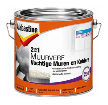 Alabastine 2in1 Muurverf Vochtige Muren En Kelder