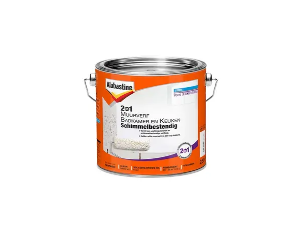 Alabastine 2in1 Muurverf Badkamer En Keuken Alabastine 2in1 Muurverf Badkamer En Keuken
