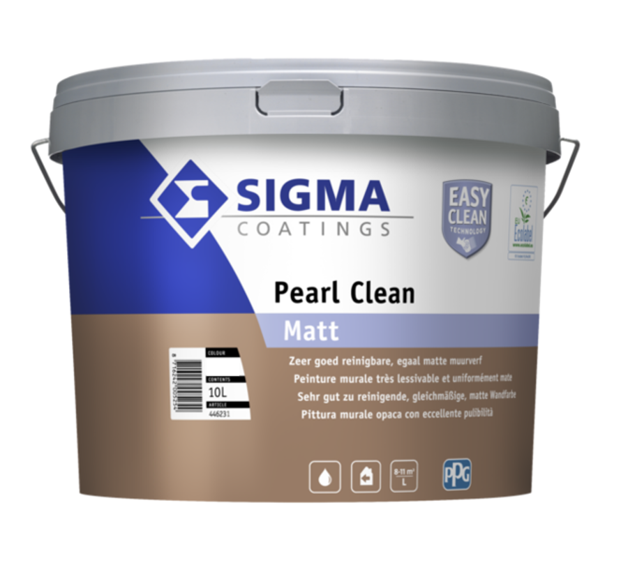 Sigma Pearl Clean Matt | Reinigbare Matte Muurverf - 1 LTR 