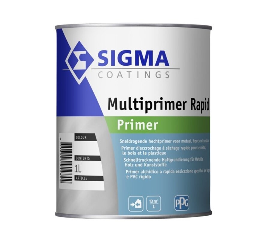 Sigma Multiprimer Rapid | Sneldrogende Grondverf - 1 LTR 