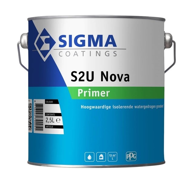 Sigma S2U Nova Primer - Op Kleur Gemengd - 2,5L