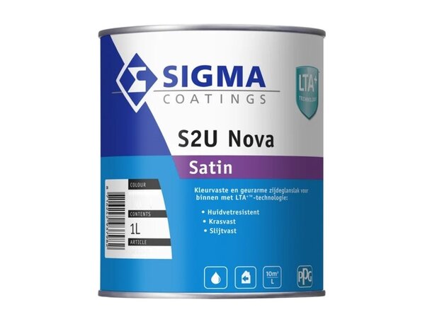 Sigma S2U Nova Satin | Zijdeglans Lakverf Binnen