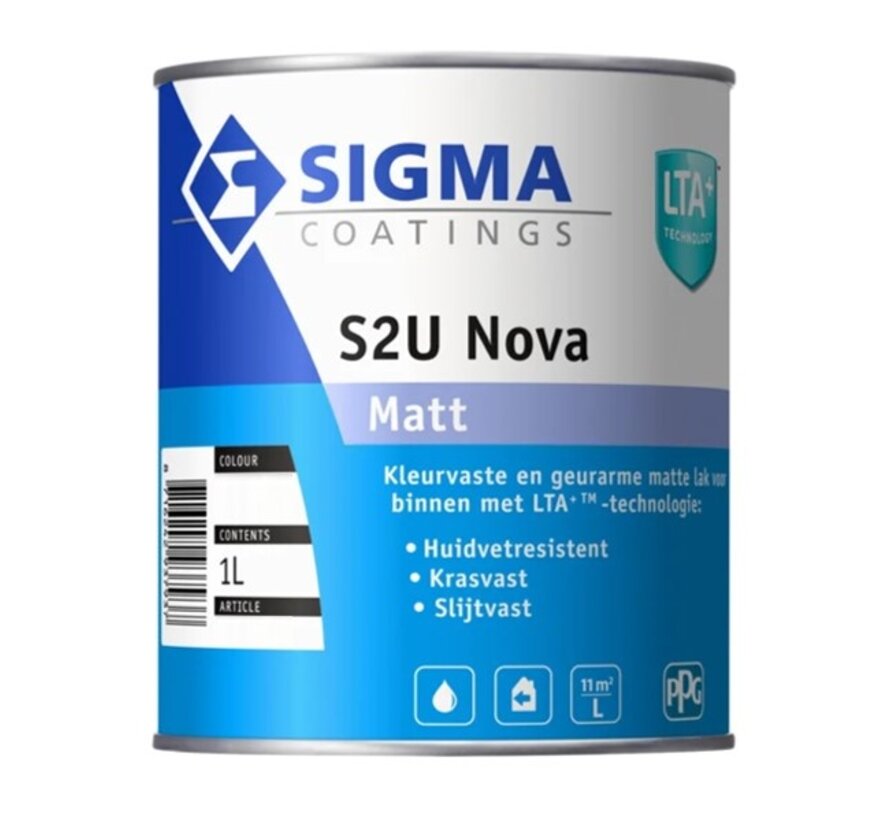 Sigma S2U Nova Matt | Matte Lakverf Binnen - 500 ML 