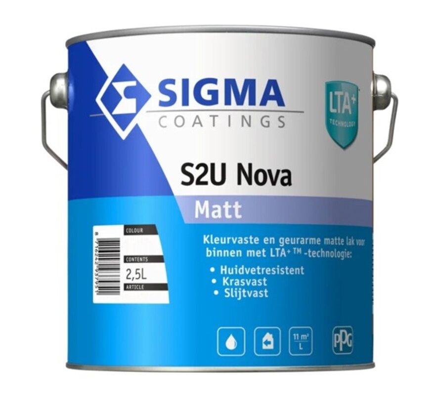 Sigma S2U Nova Matt | Matte Lakverf Binnen - 500 ML 