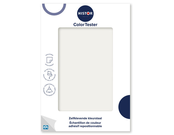 Kleurstaal Histor Colortester RAL9016 | Zelfklevende Kleurstaal