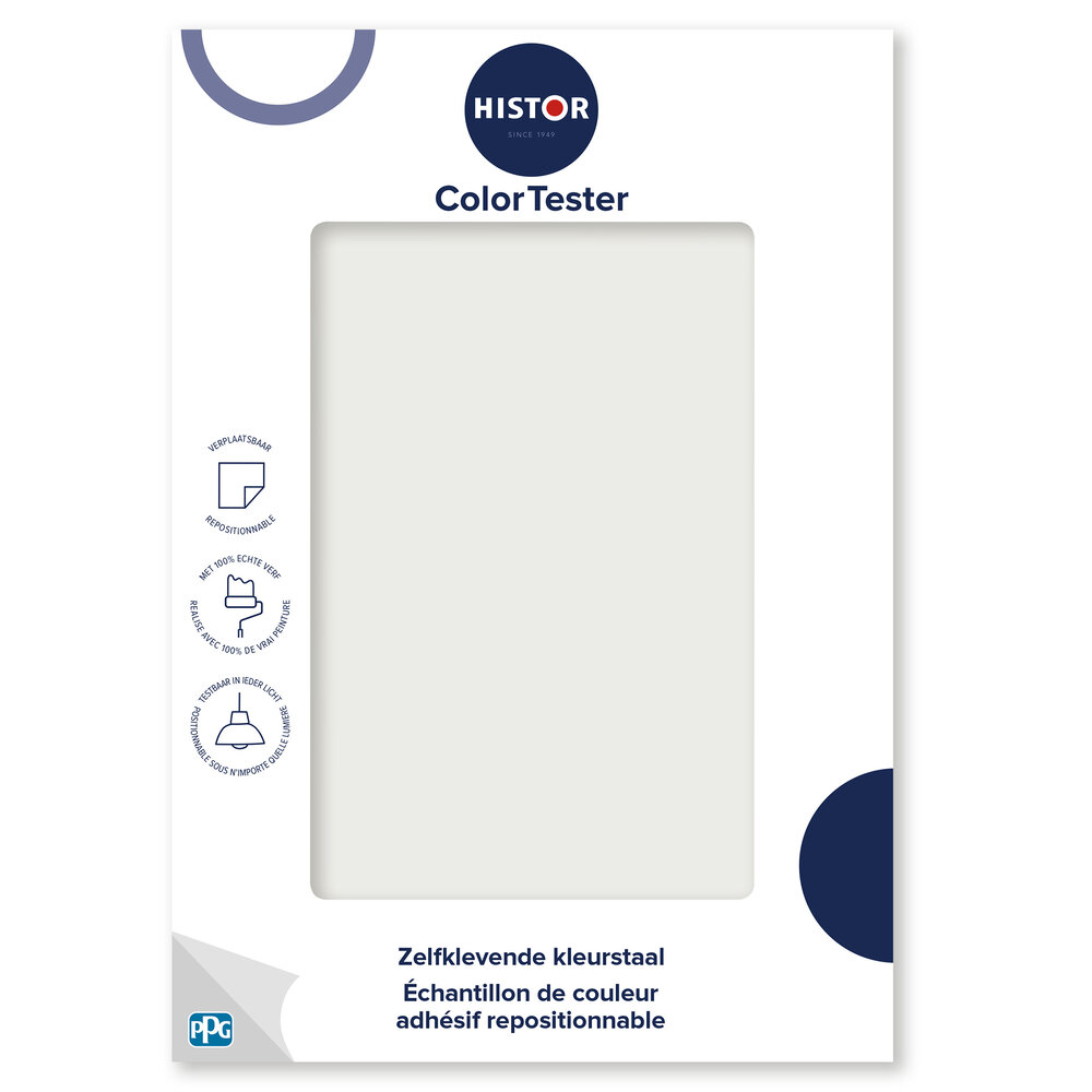 Histor Histor Colortester RAL9003 | Zelfklevende Kleurstaal