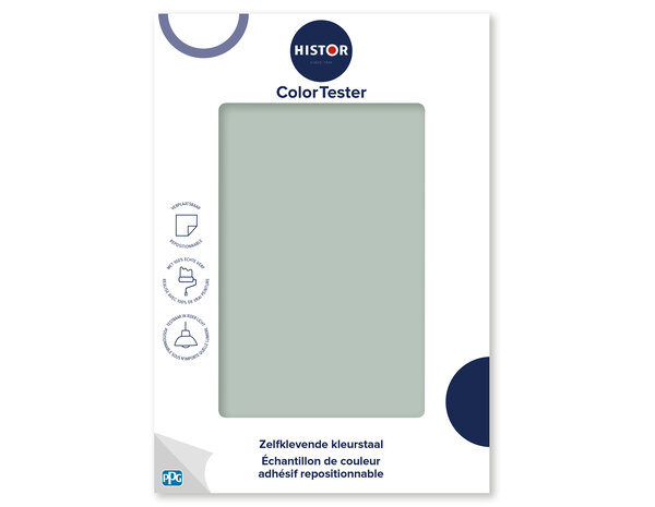 Histor Histor Colortester Aquamarine Dream PPG1135-4 | Zelfklevende Kleurstaal Histor Histor Colortester Aquamarine Dream PPG1135-4 | Zelfklevende Kleurstaal