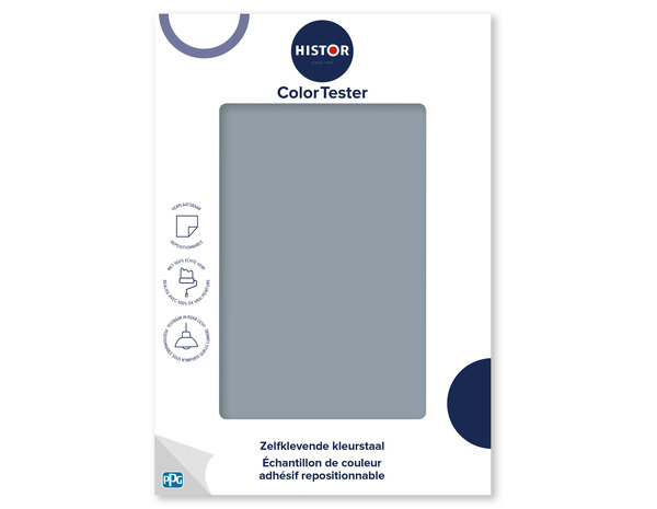 Kleurstaal Histor Colortester Coast Of Maine PPG10-20 | Zelfklevende Kleurstaal