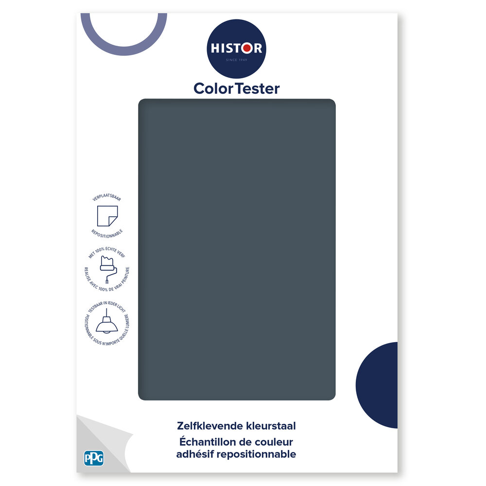 Histor Histor Colortester Mountain Edge PPG10-09 | Zelfklevende Kleurstaal Histor Histor Colortester Mountain Edge PPG10-09 | Zelfklevende Kleurstaal