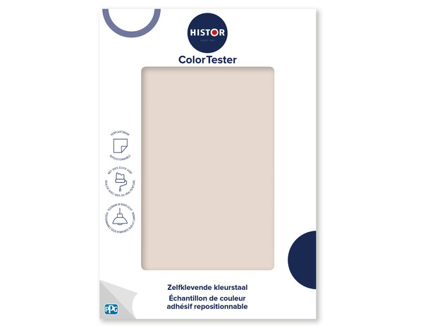 Kleurstaal Histor Colortester Peach Pudding PPG1015-3 | Zelfklevende Kleurstaal Kleurstaal Histor Colortester Peach Pudding PPG1015-3 | Zelfklevende Kleurstaal