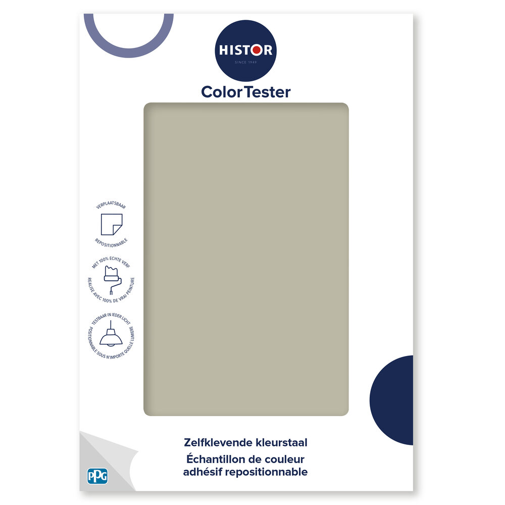 Histor Histor Colortester Pine Crush PPG1028-3 | Zelfklevende Kleurstaal Histor Histor Colortester Pine Crush PPG1028-3 | Zelfklevende Kleurstaal