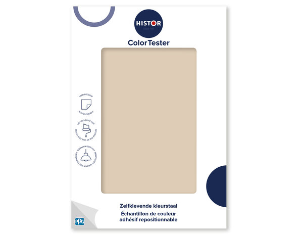 Kleurstaal Histor Colortester Seriously Sand PPG1085-3 | Zelfklevende Kleurstaal