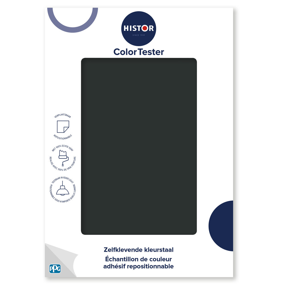 Histor Histor Colortester Starless Sky PPG995-7 | Zelfklevende Kleurstaal