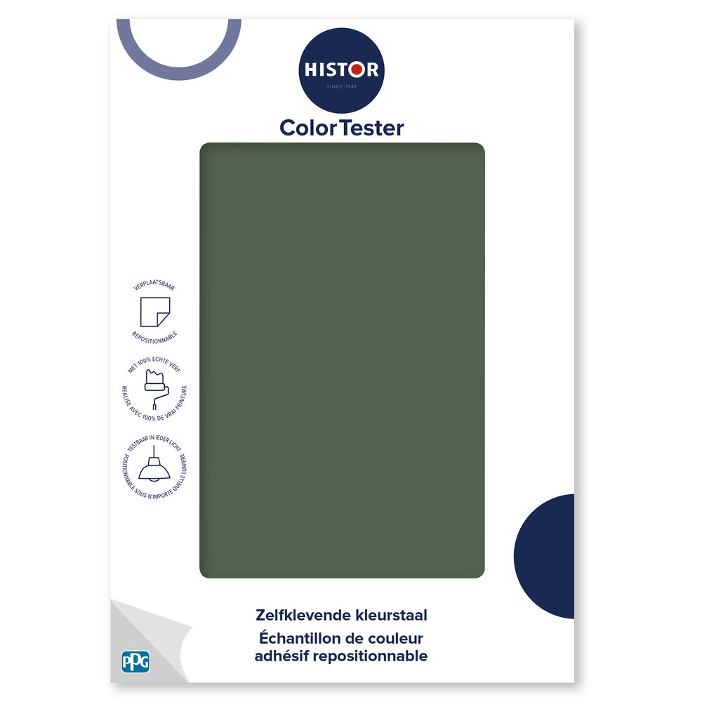 Histor Histor Colortester Still Searching PPG13-31 | Zelfklevende Kleurstaal Histor Histor Colortester Still Searching PPG13-31 | Zelfklevende Kleurstaal