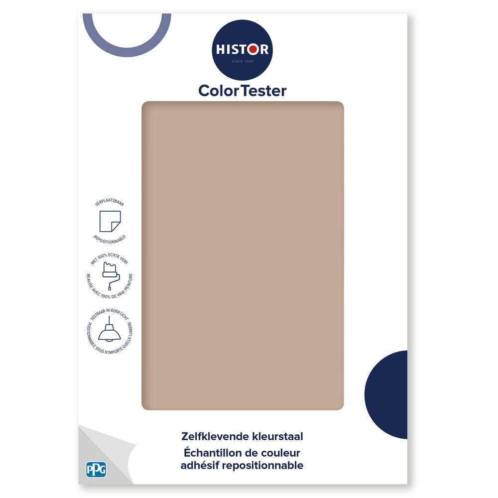 Histor Histor Colortester Transcend PPG1079-4 | Zelfklevende Kleurstaal