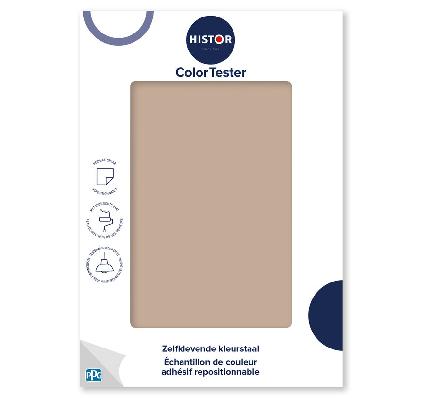 Kleurstaal Histor Colortester Transcend PPG1079-4 | Zelfklevende Kleurstaal - A5 Formaat